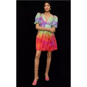 NWT Plenty by Tracy Reese Puff-Sleeve Cotton Dress - Large